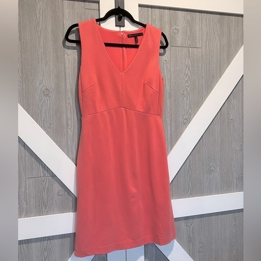 250. WHBM Sheath Dress in Tea Rose• White House Black Market